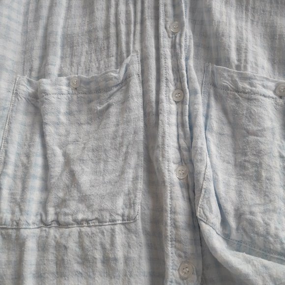 Max Studio Button Down Plaid Shirt - Picture 12 of 16